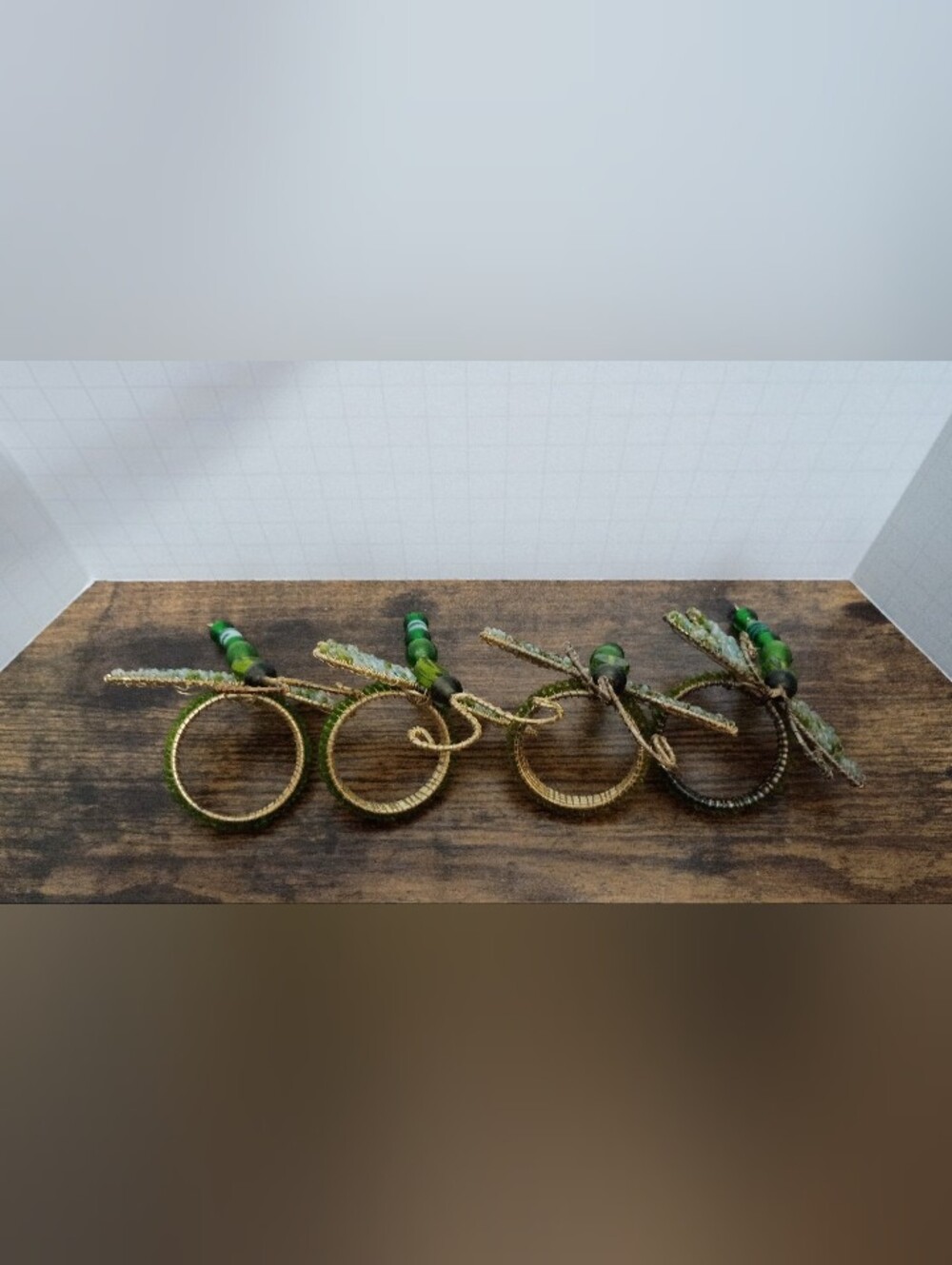4 Dragonfly Napkin Rings - Picture 2 of 4